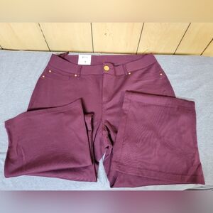 Womens Curvy Bootleg Pants